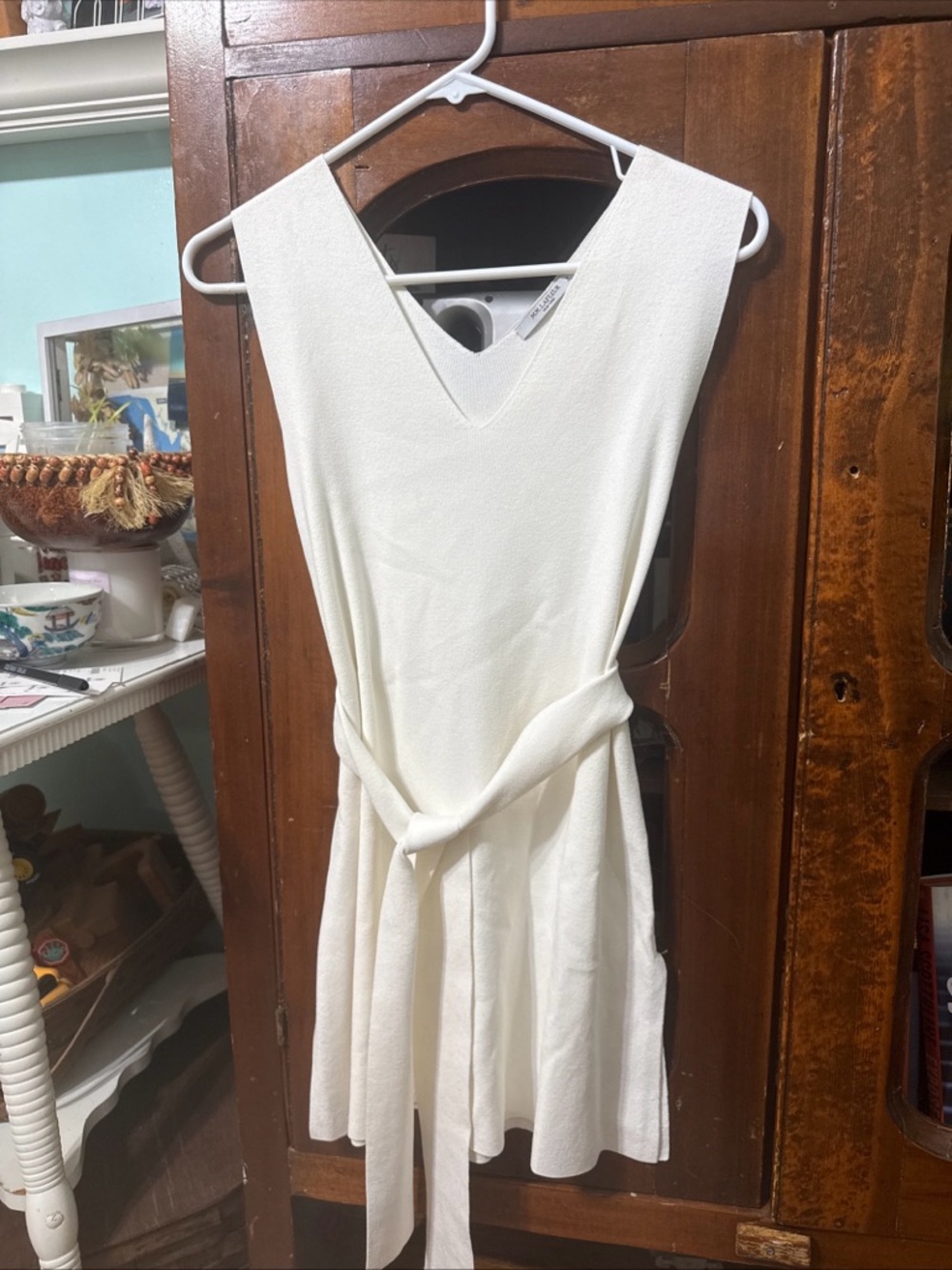 MM Lafleur Seeveess Sheath Dress Size 6 Belted Preppy Classic Old Money